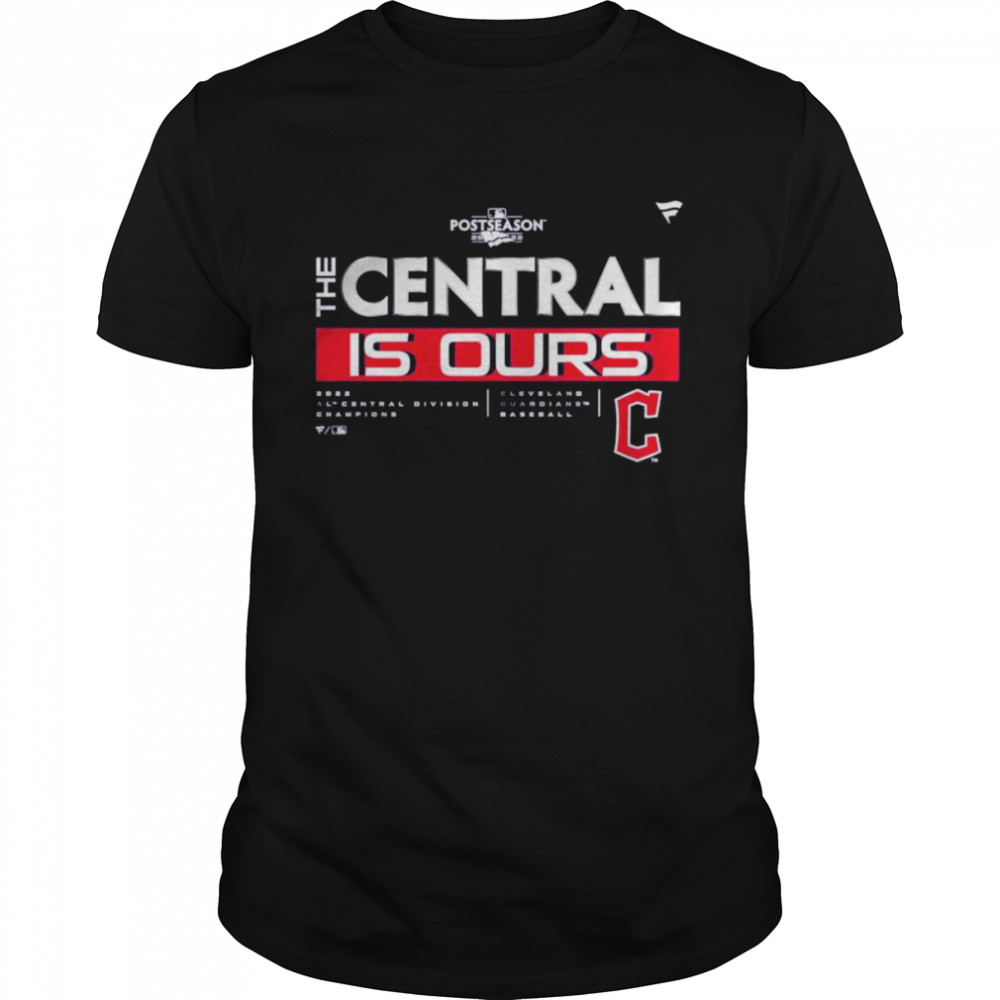 Cleveland Guardians 2022 AL Central Division Champions Locker Room T-Shirt