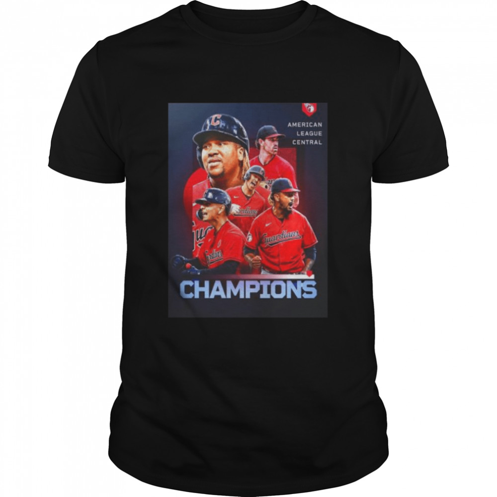Cleveland Guardians 2022 American League Central Champions Gifts T-Shirt