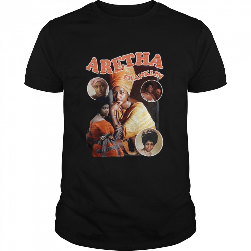 Custom Aretha Franklin Portrait shirt