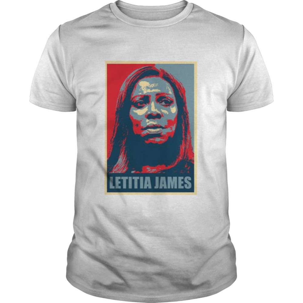 District Attorney Portrait Letitia James Hope shirt