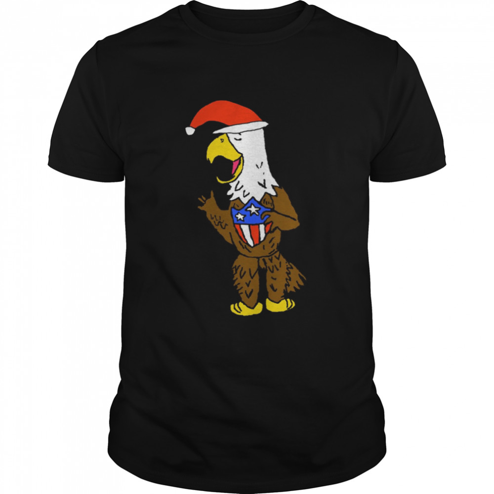 Eagle Santa Funny American shirt