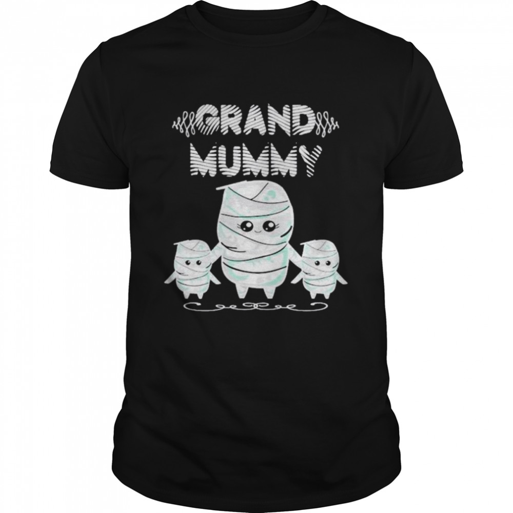 Halloween grandma costume cute grand mummy funny grandmother shirt