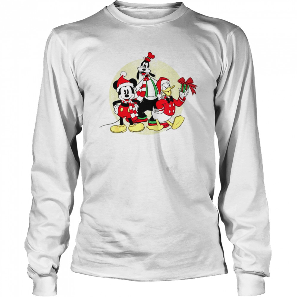 Holiday Disnay Group Design Donald Mickey shirt Long Sleeved T-shirt