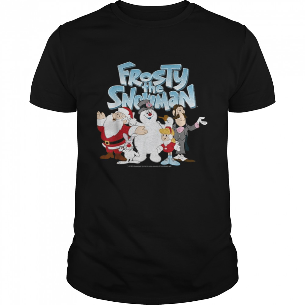 Iconic Characters In Christmas Group Shot shirt