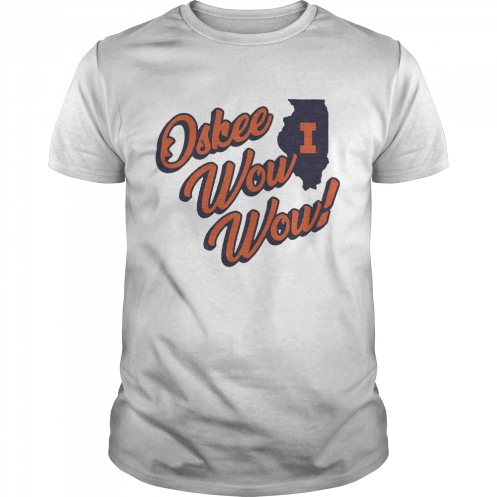 Illinois Basketball Oskee Wou Wou shirt Classic Men's T-shirt