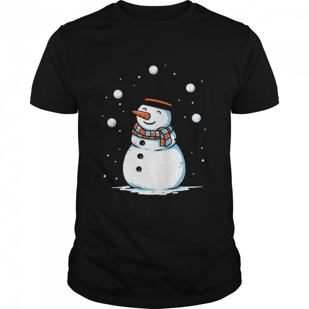 Juggling Snowman Wanna See Magic shirt