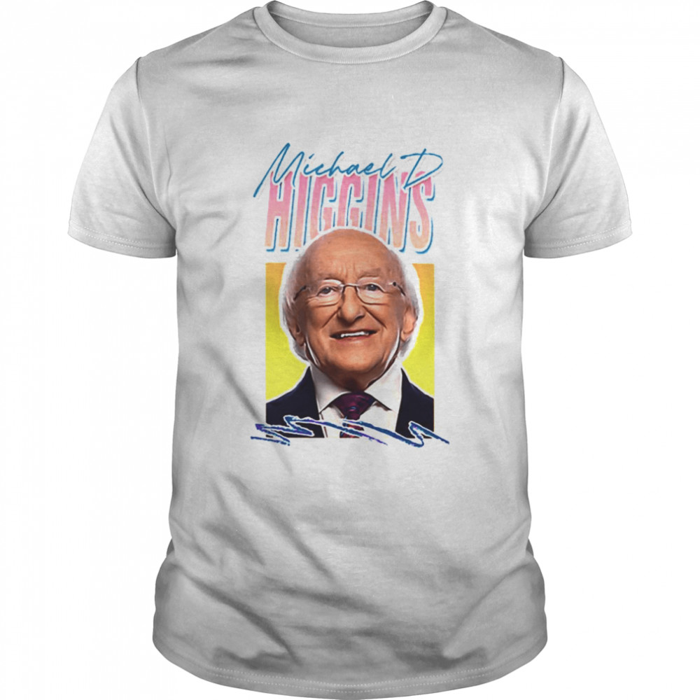 Michael D Higgins Retro Style Father Ted shirt