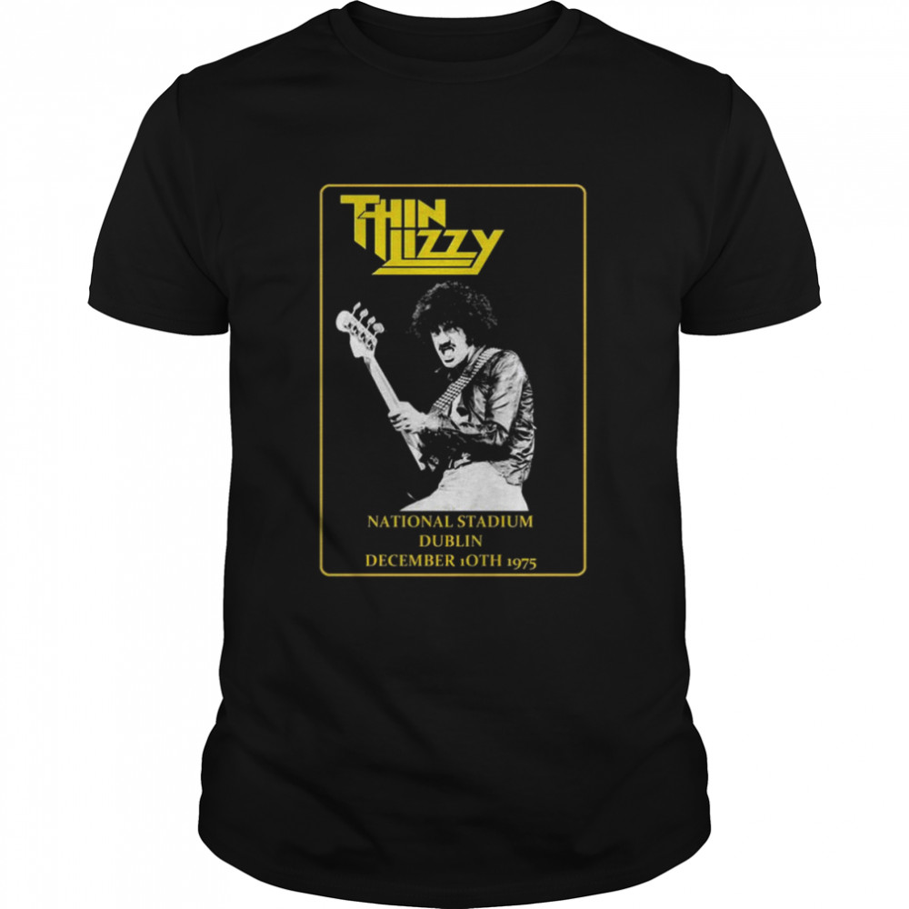 National Stadium Bublin 1975 Thin Lizzy shirt