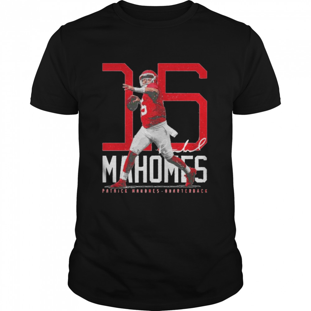 Patrick Mahomes Kansas Bold Number signature shirt