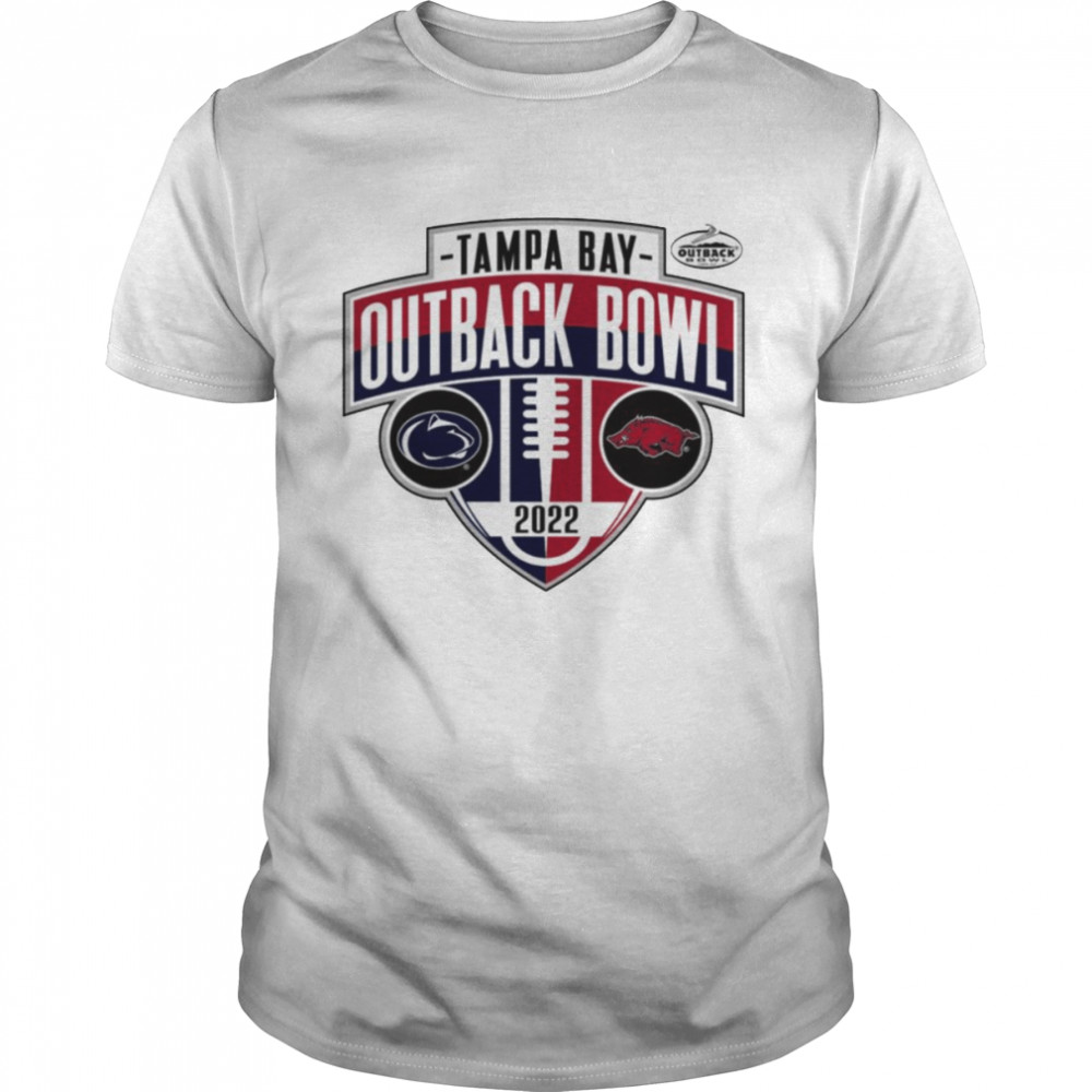 Tampa Bay Outback Bowl Arkansas Razorbacks vs Penn State 2022 shirt Classic Men's T-shirt