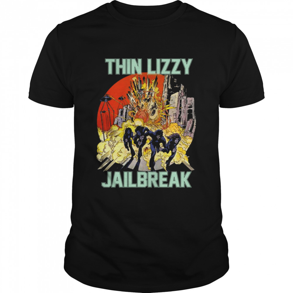 Thin Lizzy Jailbreak Explosion Vintage shirt