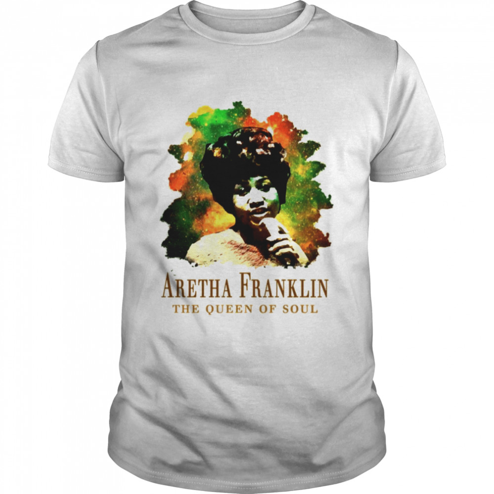 Vintage Design Aretha Franklinthe Queen Of Soul shirt Classic Men's T-shirt