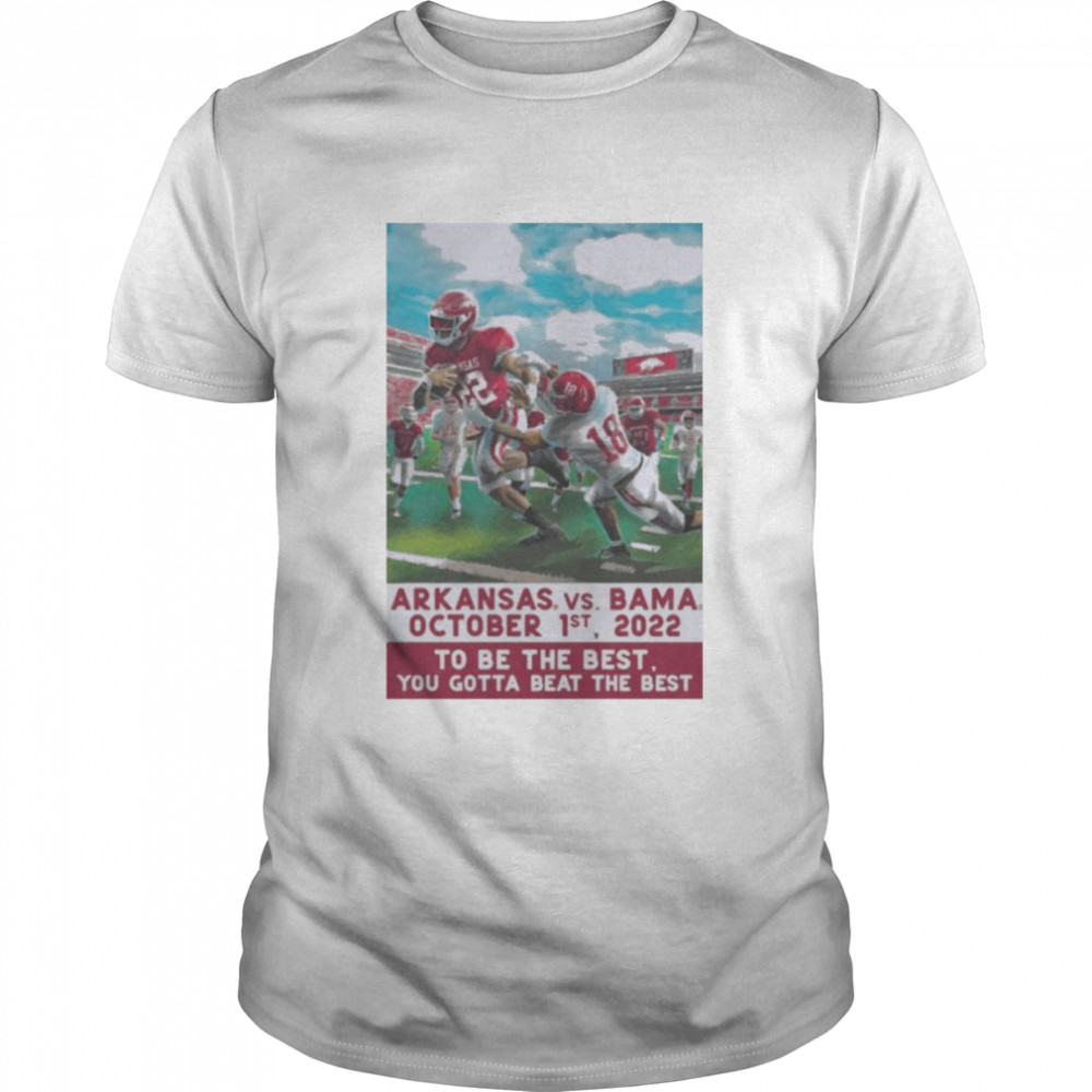 Alabama Crimson Tide Vs. Arkansas Razorbacks Game Day 2022 T-shirt