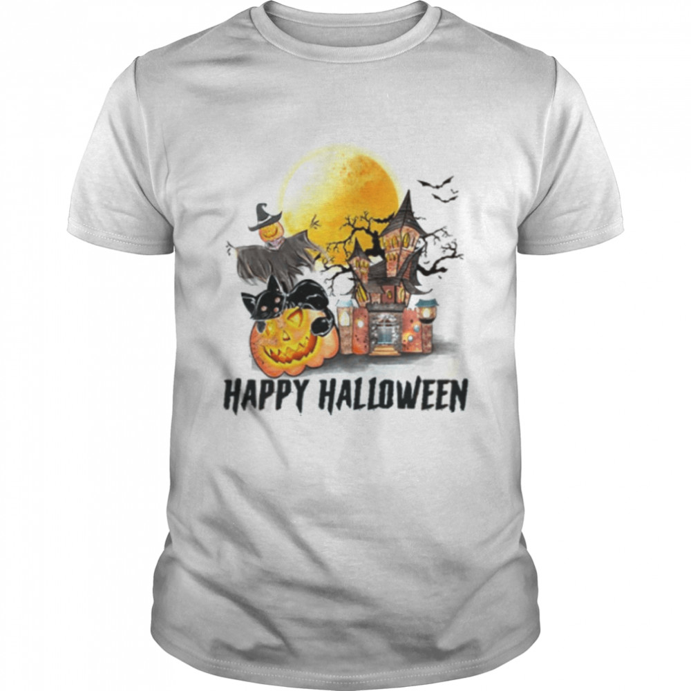 Comfort Colors Retro Happy Halloween shirt