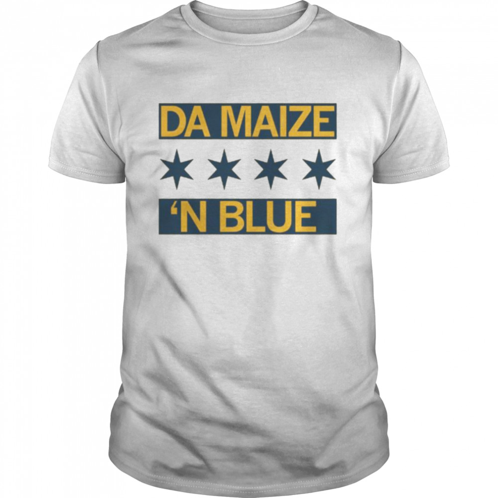 Da maize n blue shirt