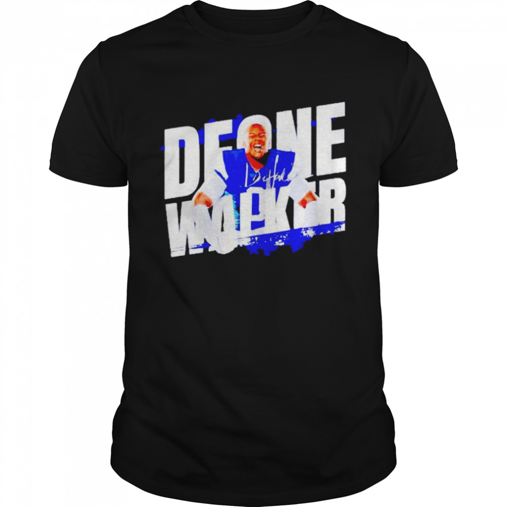 Deone Walker sport signature shirt