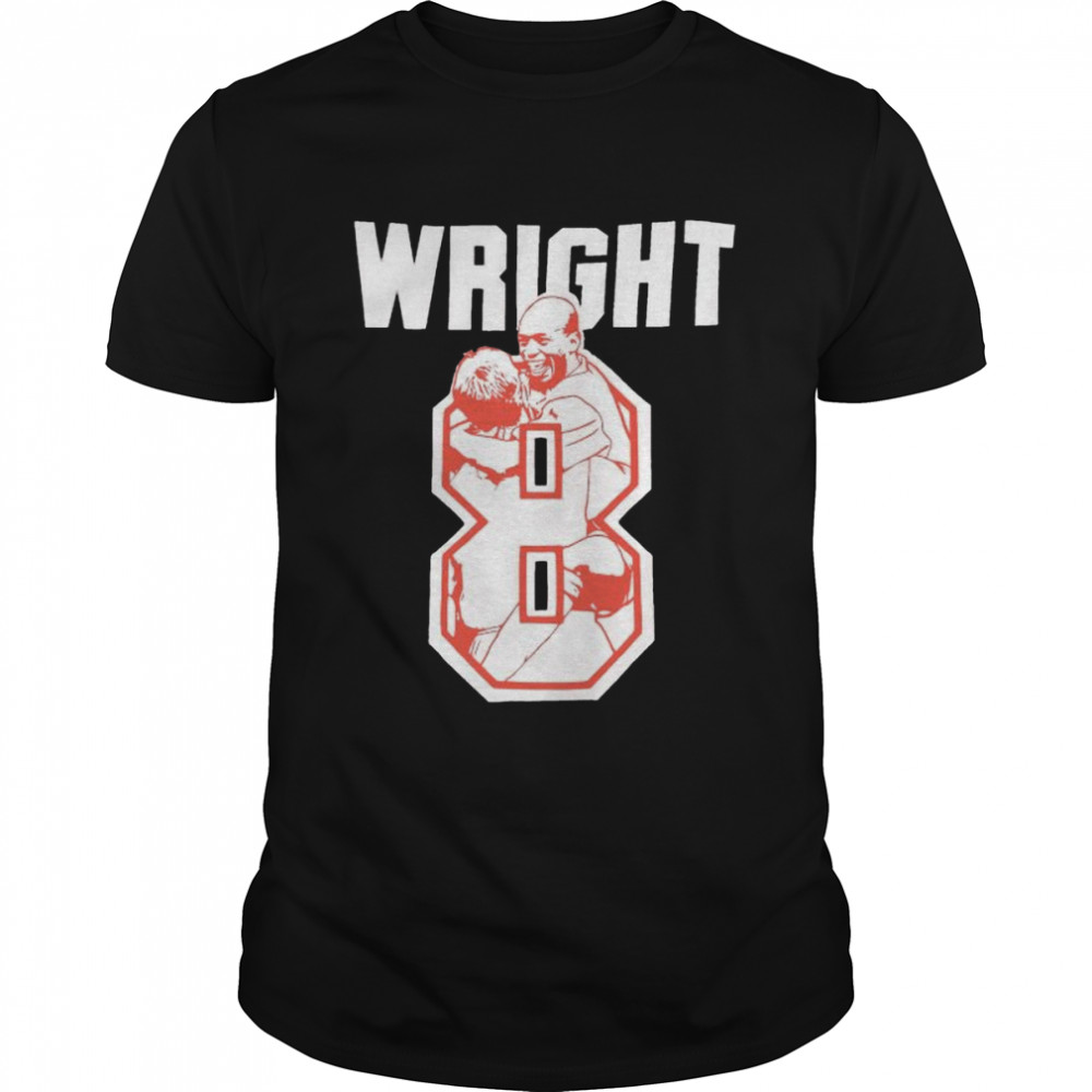 Ian Wright 8 Arsenal shirt