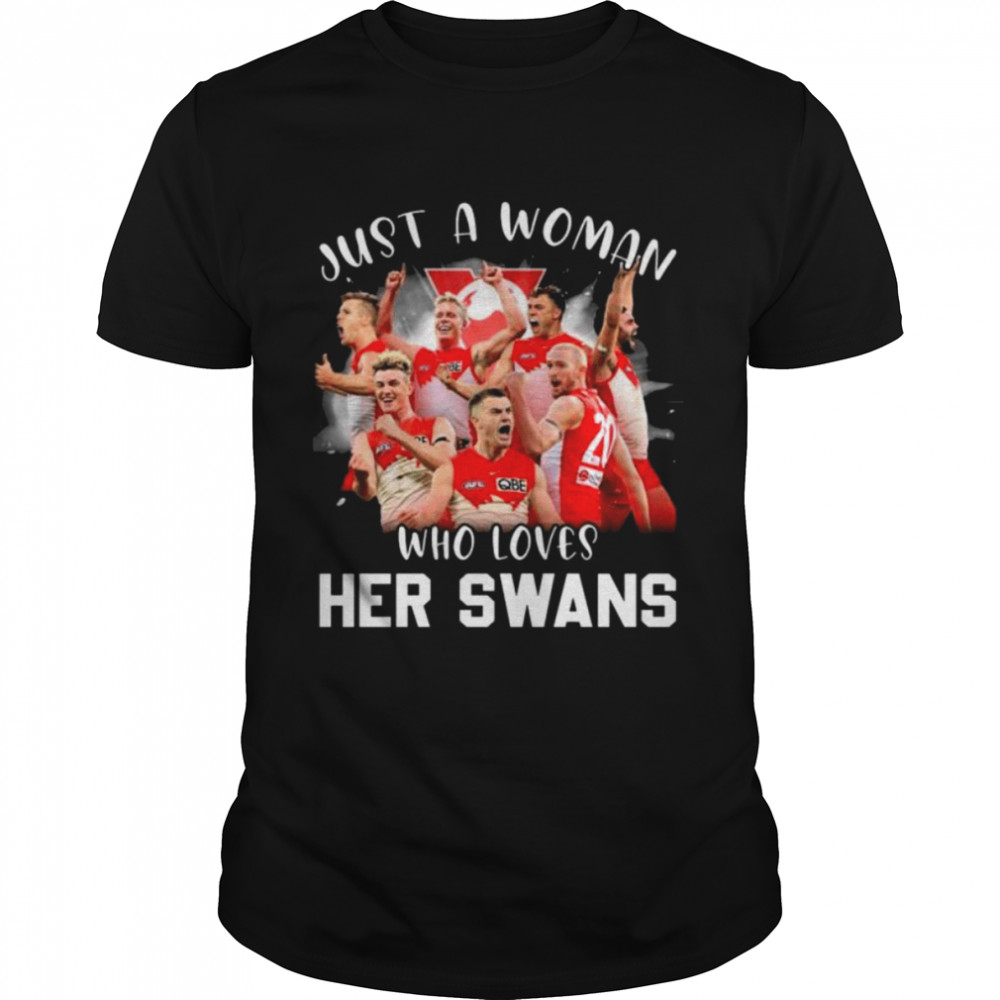Just a woman who loves her Sydney Swans 2022 shirt
