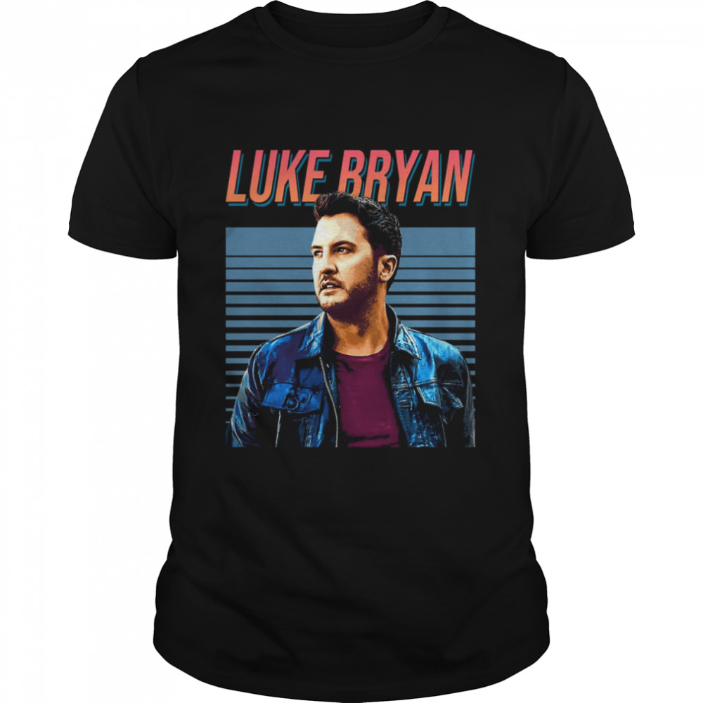 Luke Bryan Faded 80s Vintage Aesthetic shirt