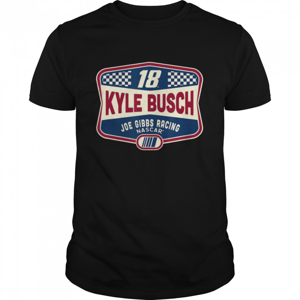 Nascar 18 Kyle Busch Shield Joe Gibbs Racing Vintage shirt