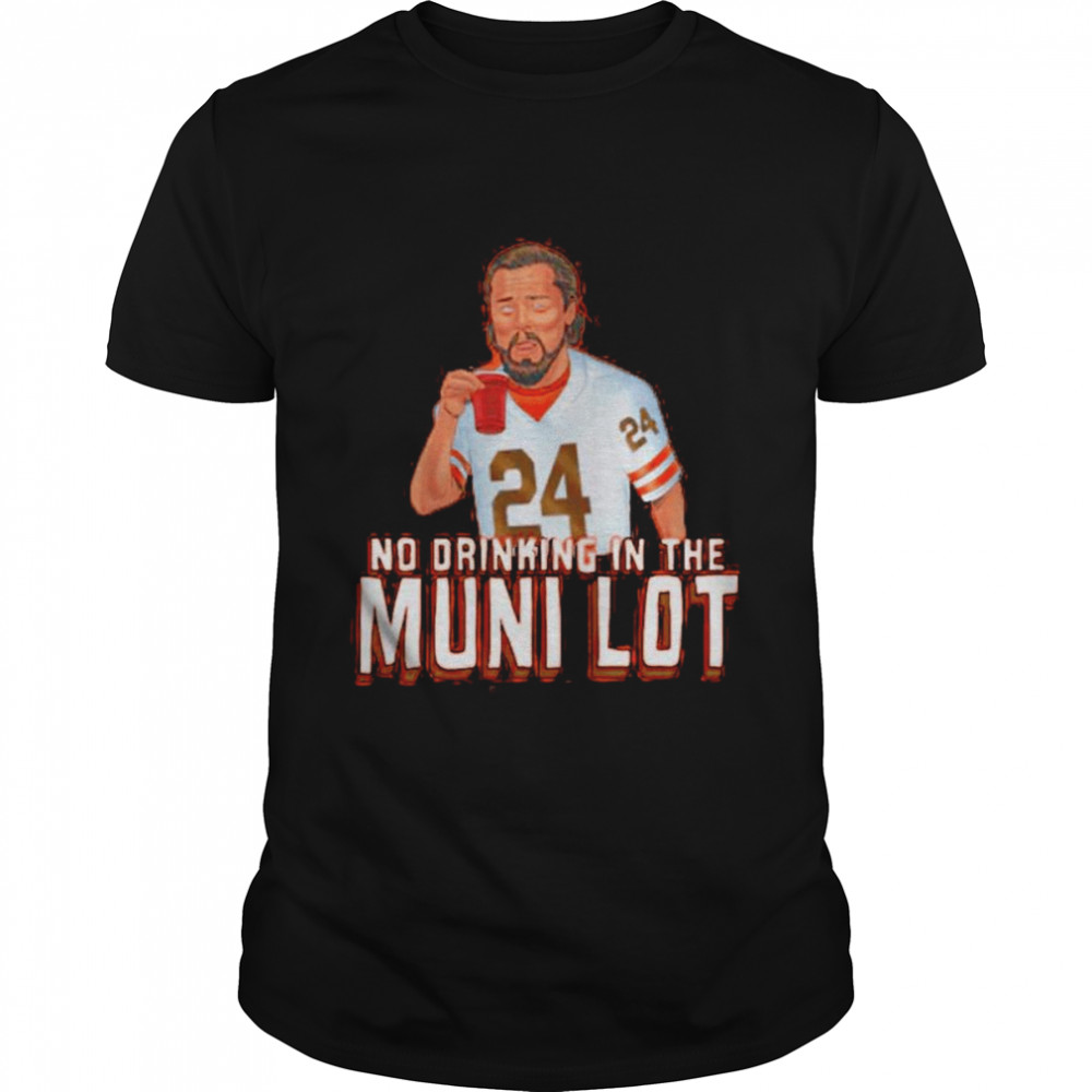 No drinking in the muni lot shirt Classic Men's T-shirt
