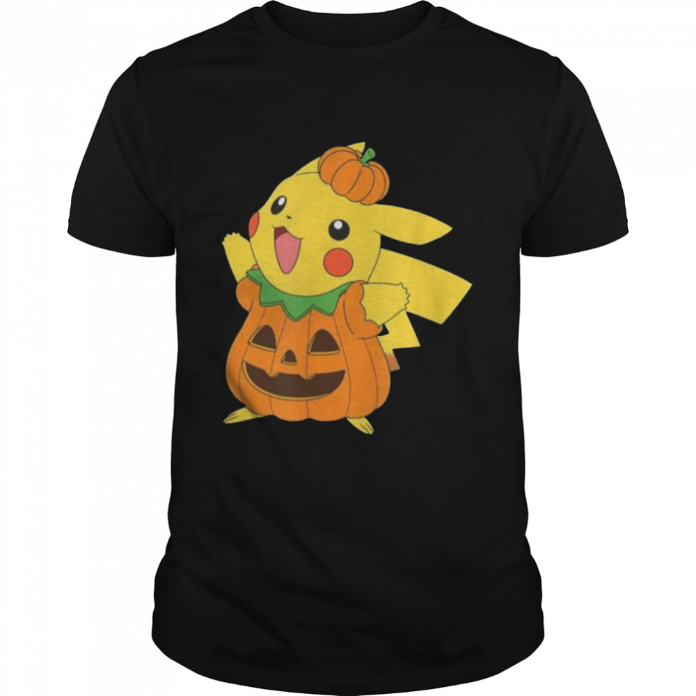 Pokemon Halloween Pikachu Pumpkin shirt