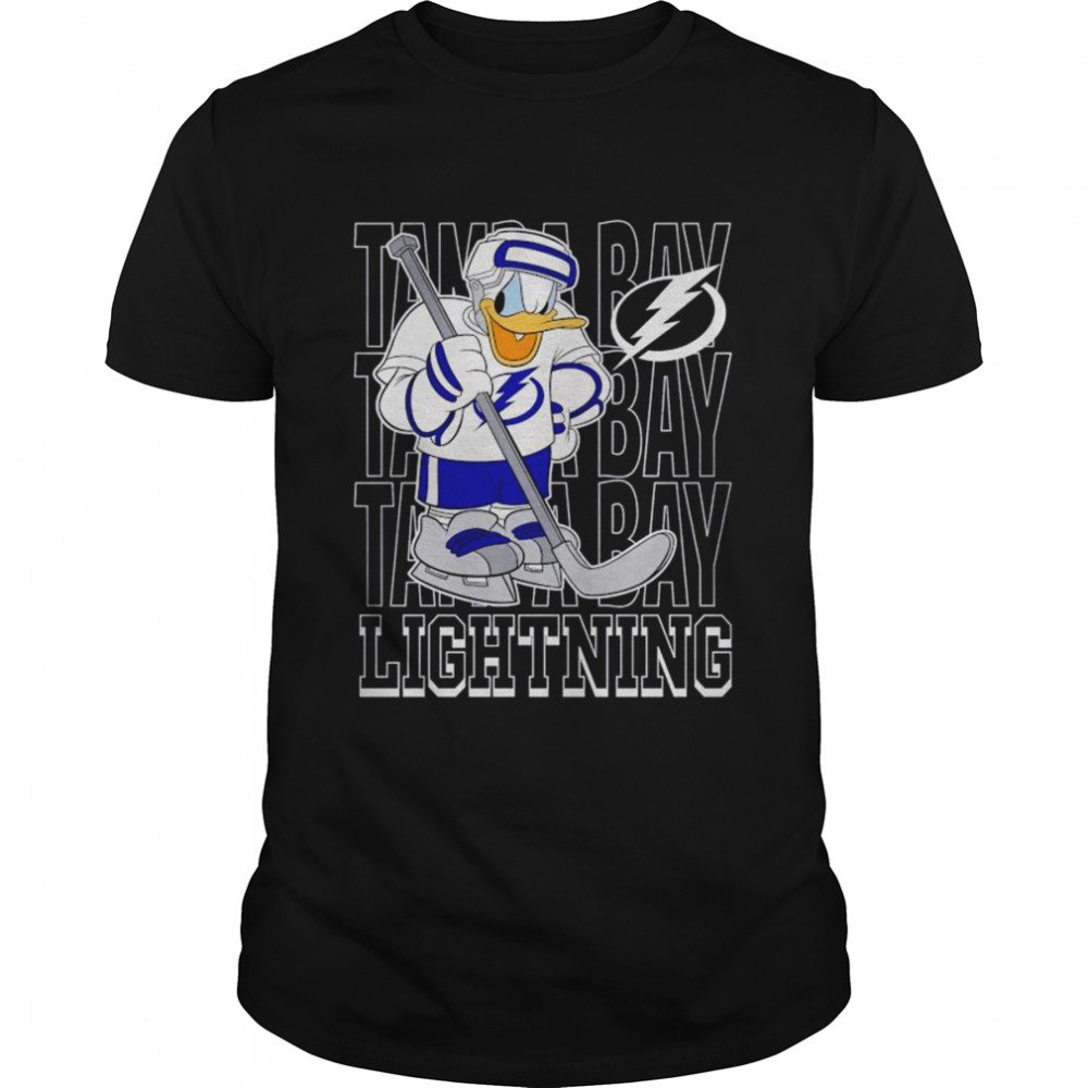 Tampa Bay Lightning Disney Donald Duck shirt