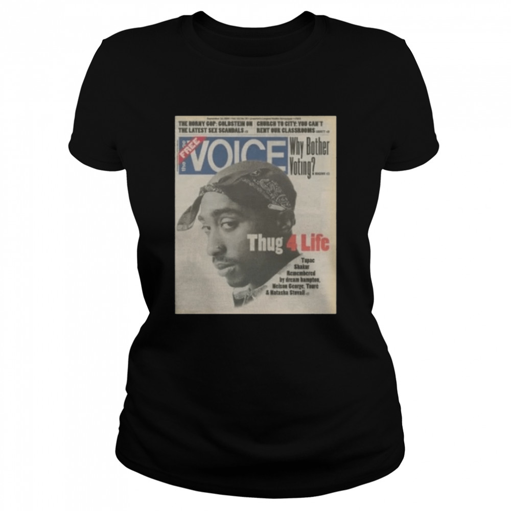 2pac Tupac 90’s Hip Hop Thug 4 Life Retro shirt Classic Women's T-shirt