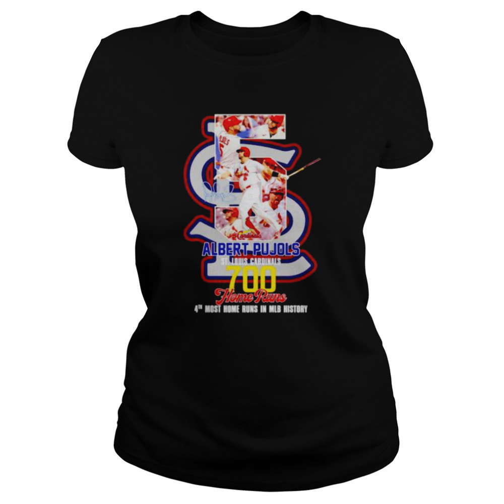 albert Pujols St Louis Cardinals 4th most home runs in MLB history shirt Classic Women's T-shirt