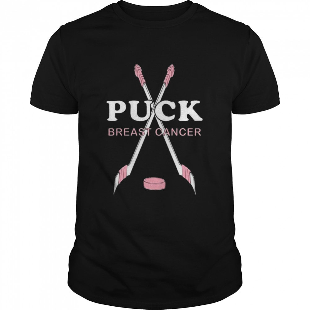 Breast Cancer Awareness Hockey Puck Breast Cancer Shirt