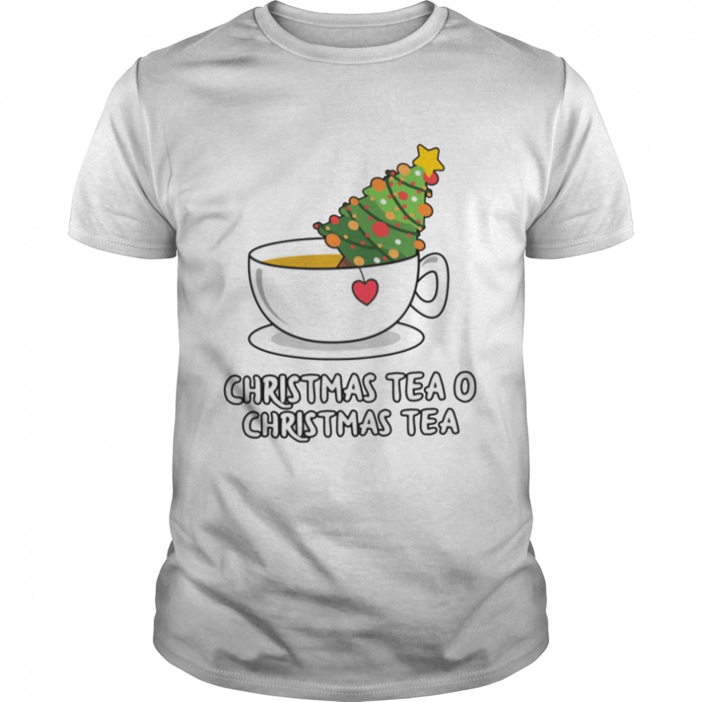 Christmas Tree In Teacup With Tannenbaum shirt