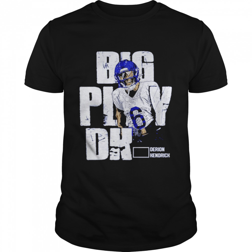 Derion Kendrick Los Angeles Rams big play shirt