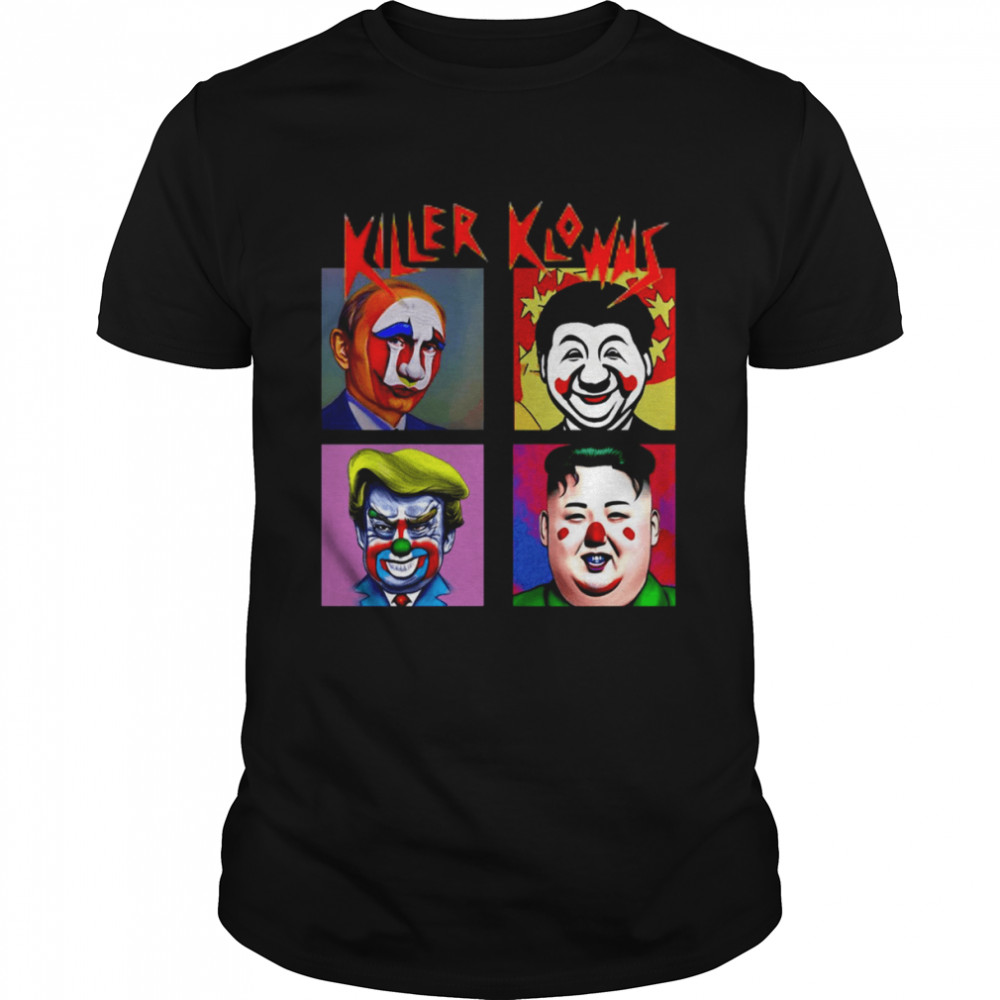 Killer Klowns Clowns Dictator Edition Xi Jinping Trump Putin shirt Classic Men's T-shirt