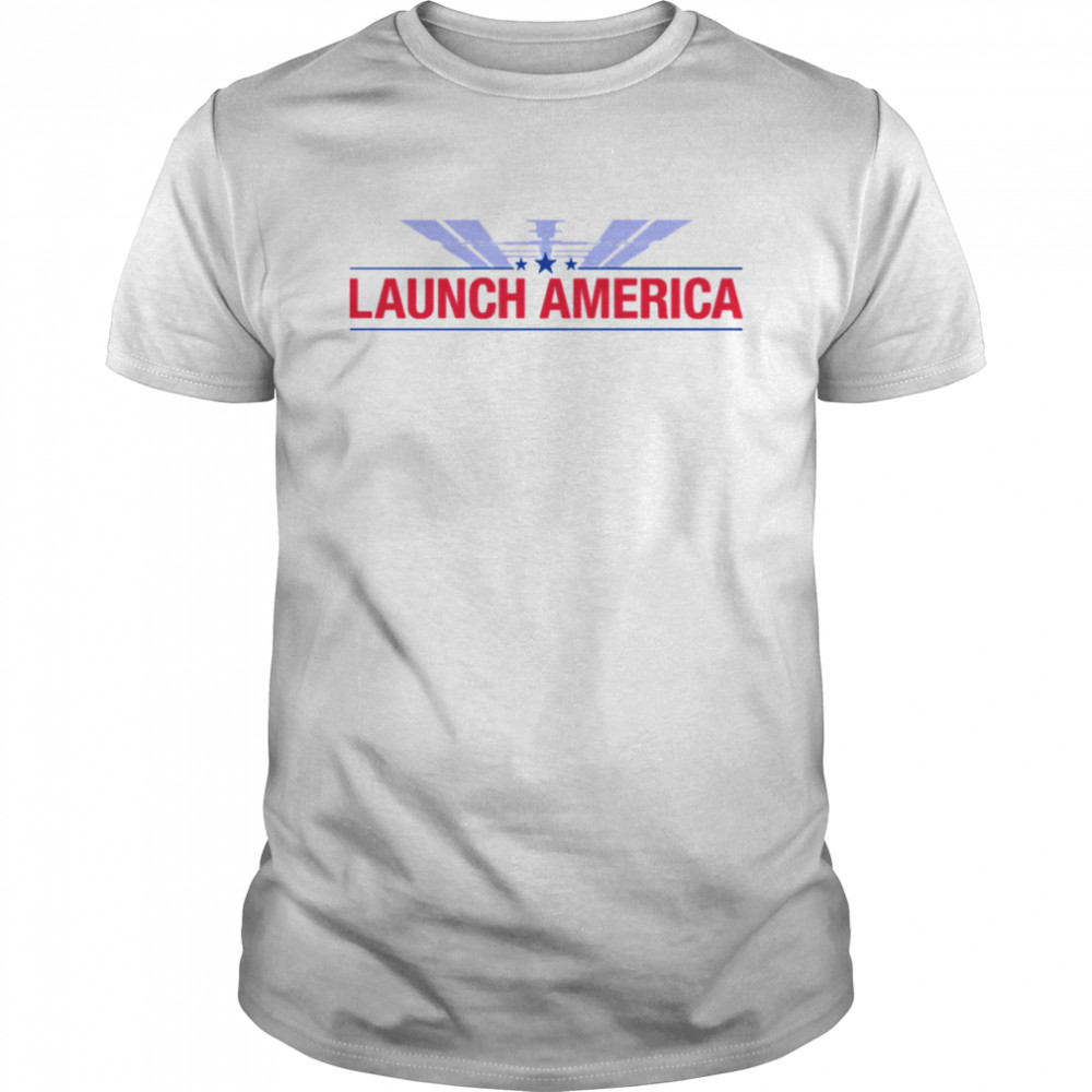 Launch America Nasa Spacex Logo shirt