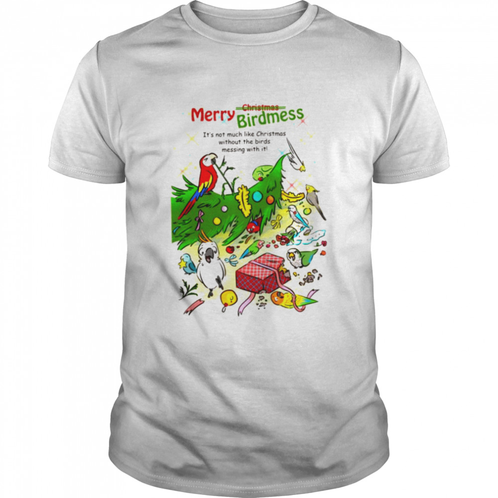 Merry Birdmess Christmas Design Xmas shirt
