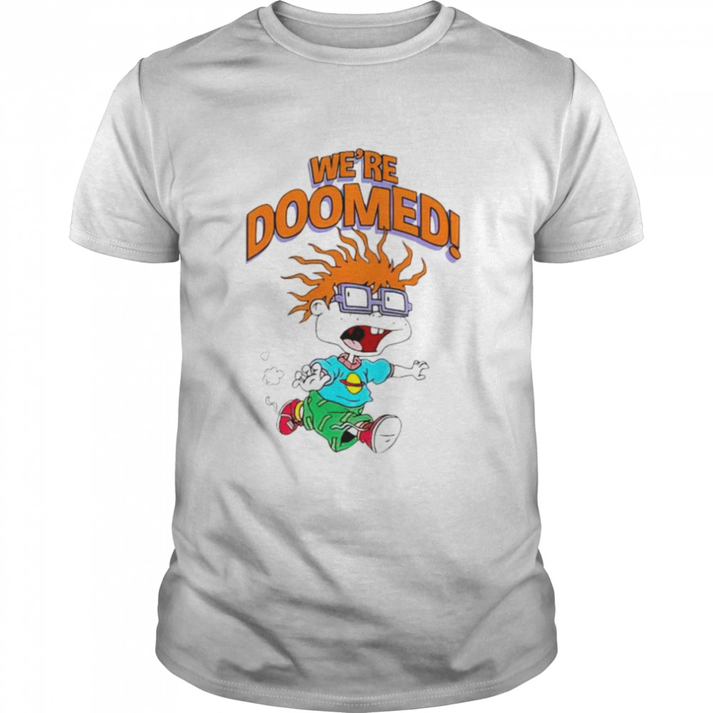 Rugrats Chuckie We’re Doomed unisex T-shirt