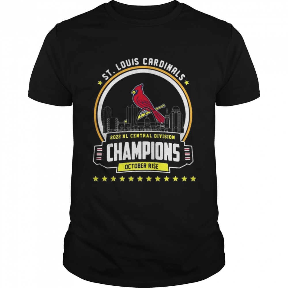 St. Louis Cardinals 2022 NL Central Division Champions October Rise shirt
