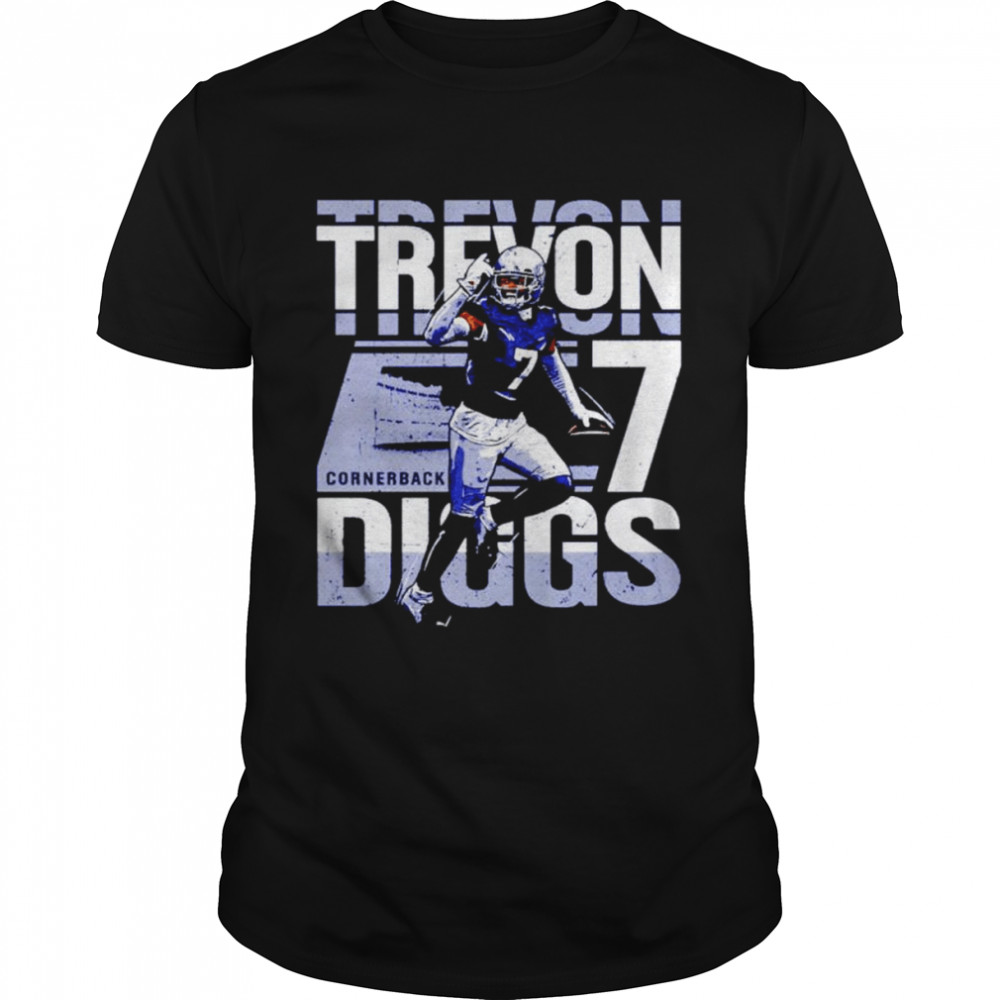 Trevon Diggs Dallas Cowboys player name shirt