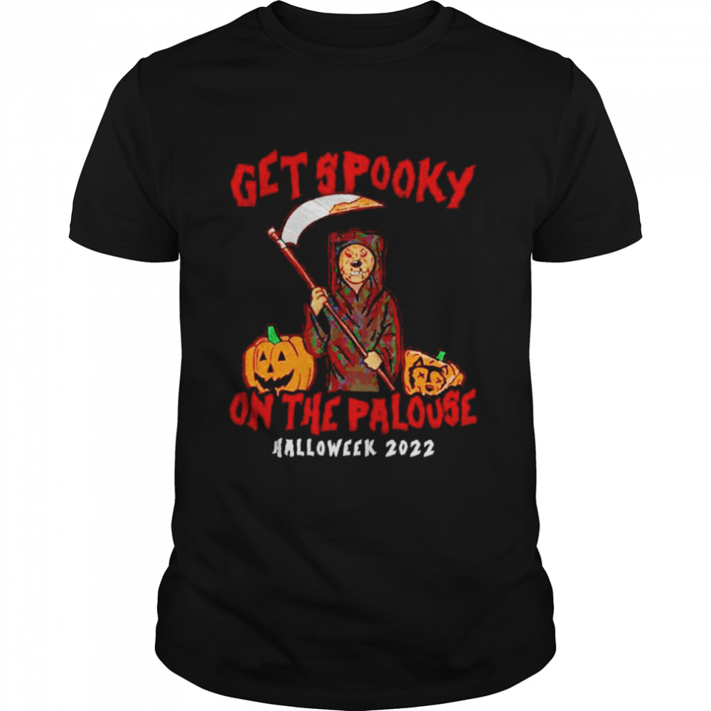 Wazzu Halloween get spooky on the palouse 2022 shirt