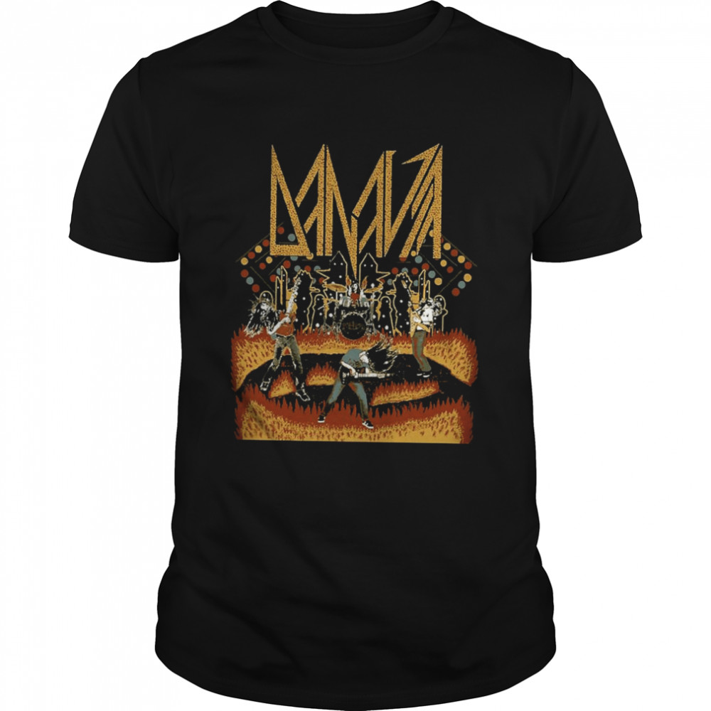 90s Rock Band Dav On Fire shirt