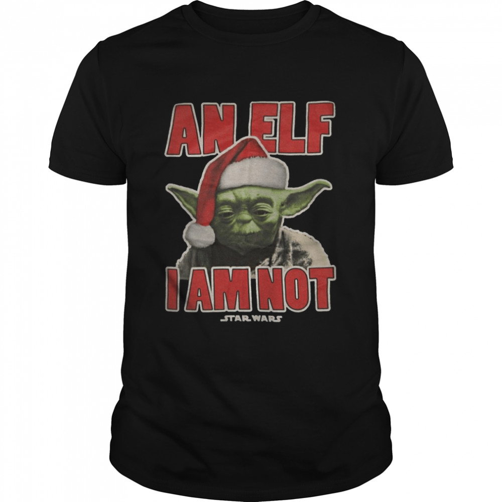 An Elf I Am Not Baby Yoda Christmas T-Shirt