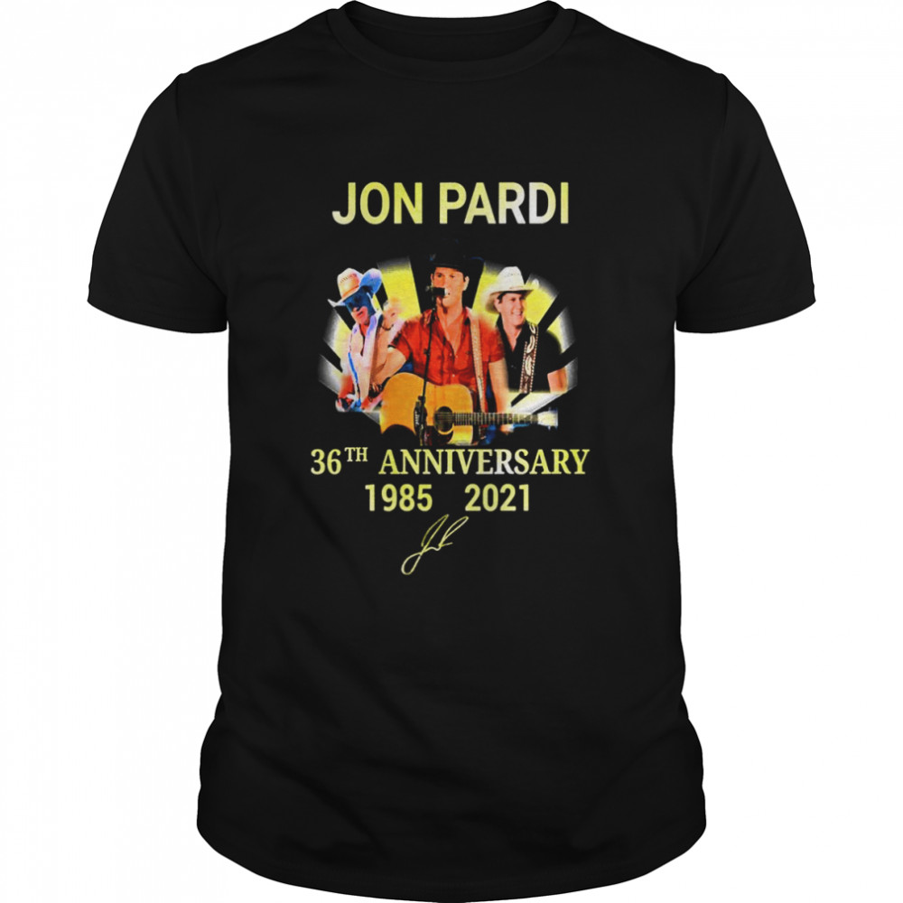 Anniversary Design Of Jon Pardi Singer shirt