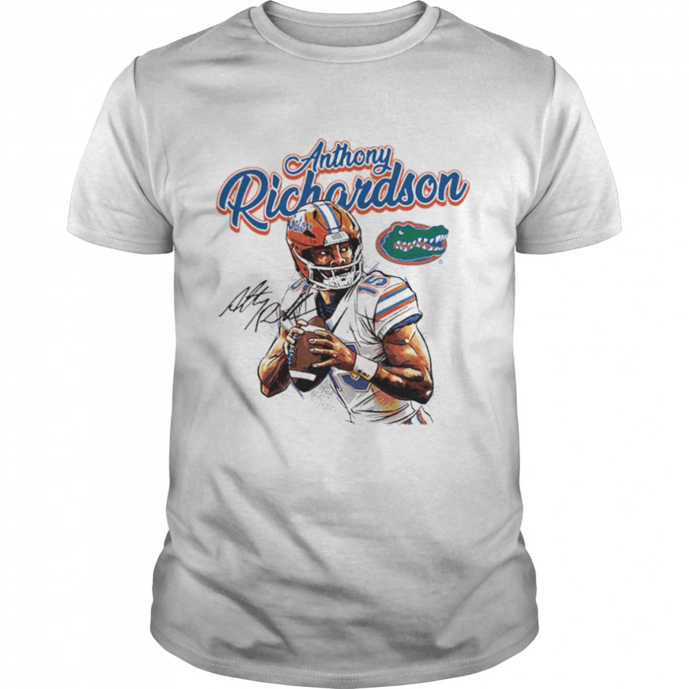 Anthony Richardson Florida Gators NCAA football signature shirt