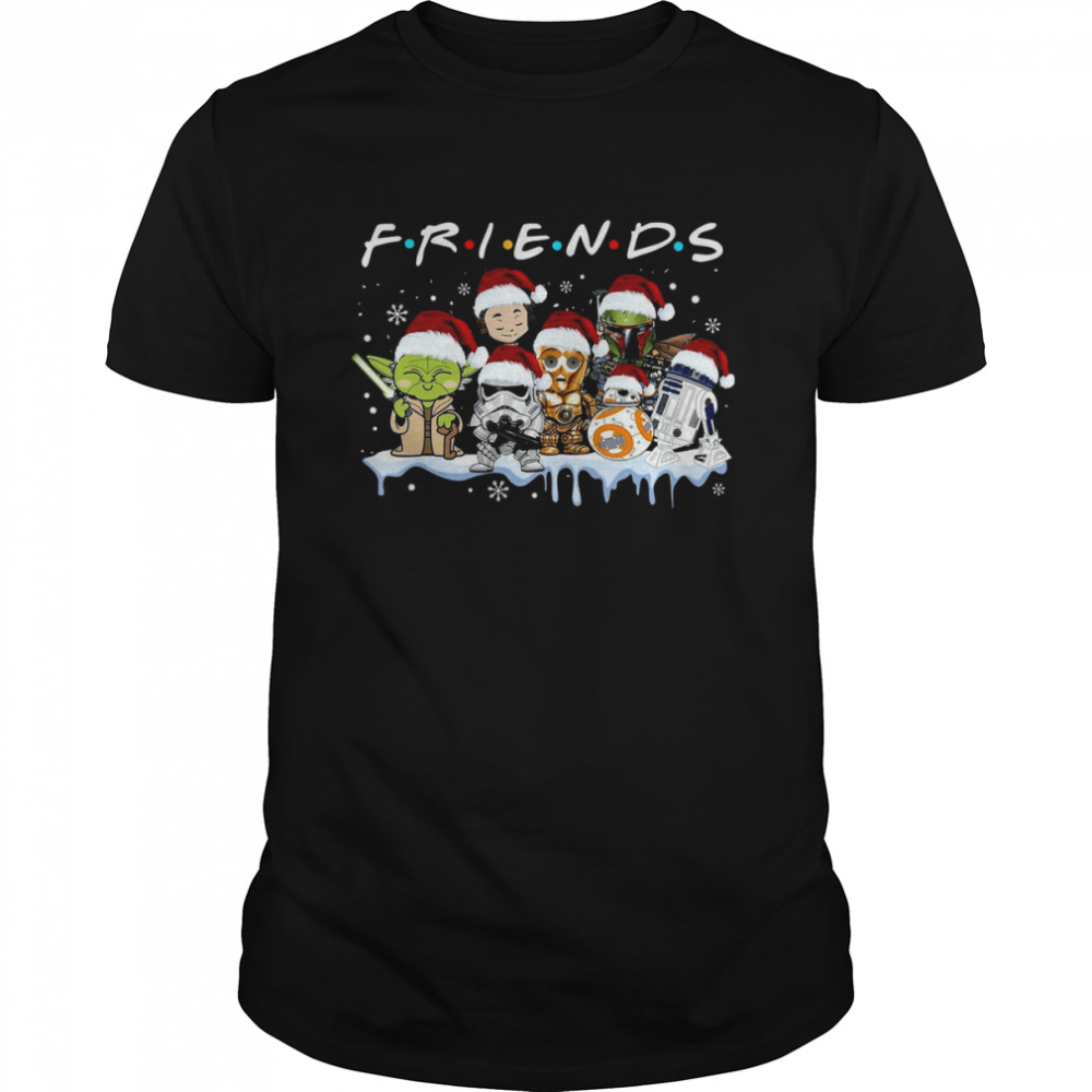 Friends Baby Yoda Christmas shirt