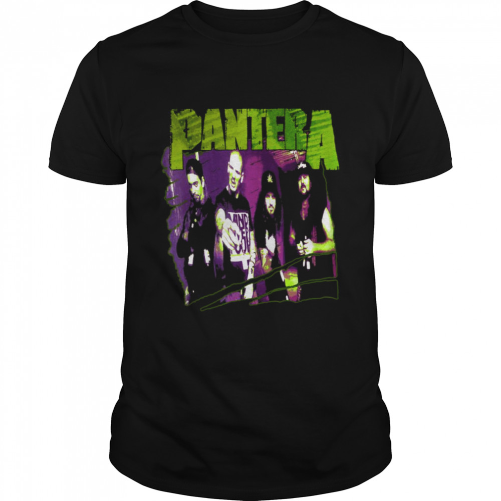 Pantera Vintage Heavy Metal Group Sketch shirt