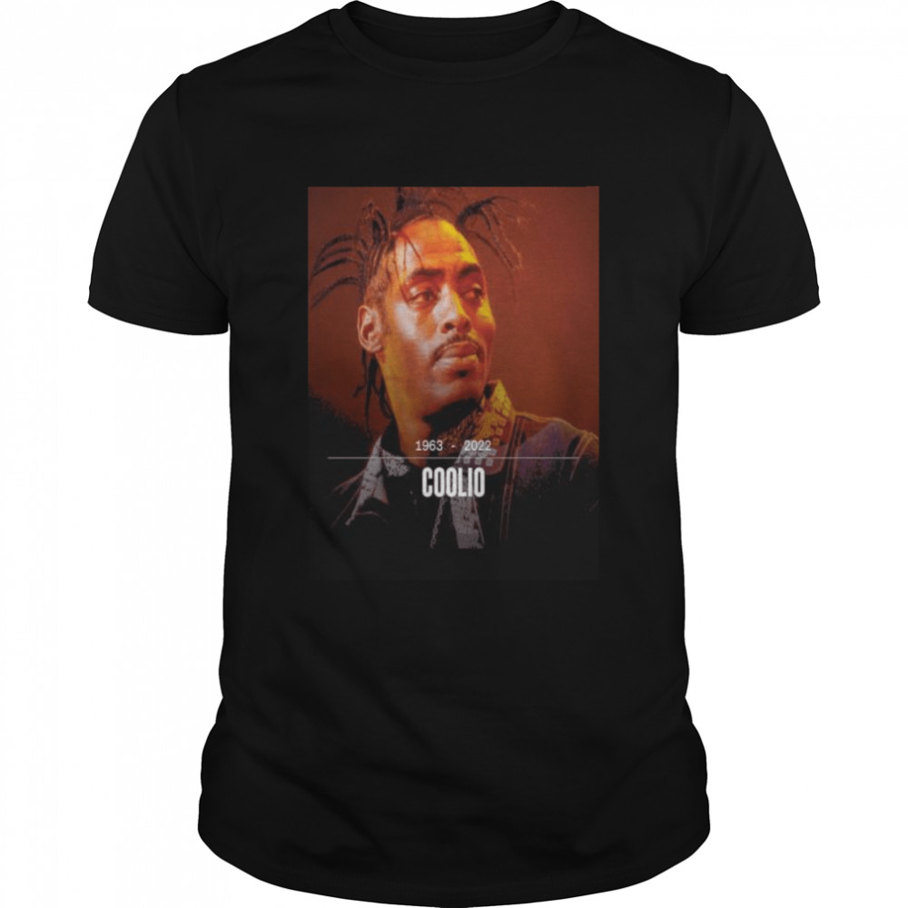 Rip rapper coolio 1963 2022 producer and actor gangsta’s paradise essential shirt