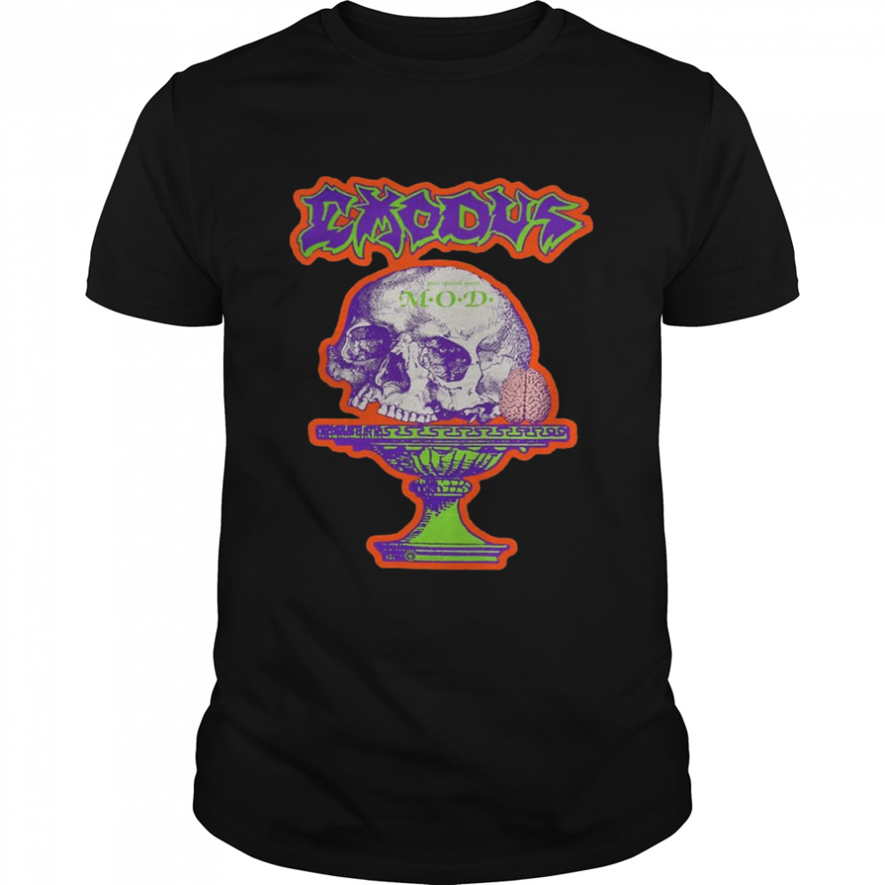Skull Long Exodus Band shirt