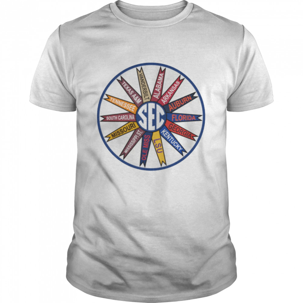 Southeastern Conference Throwback Pinwheel shirt Classic Men's T-shirt