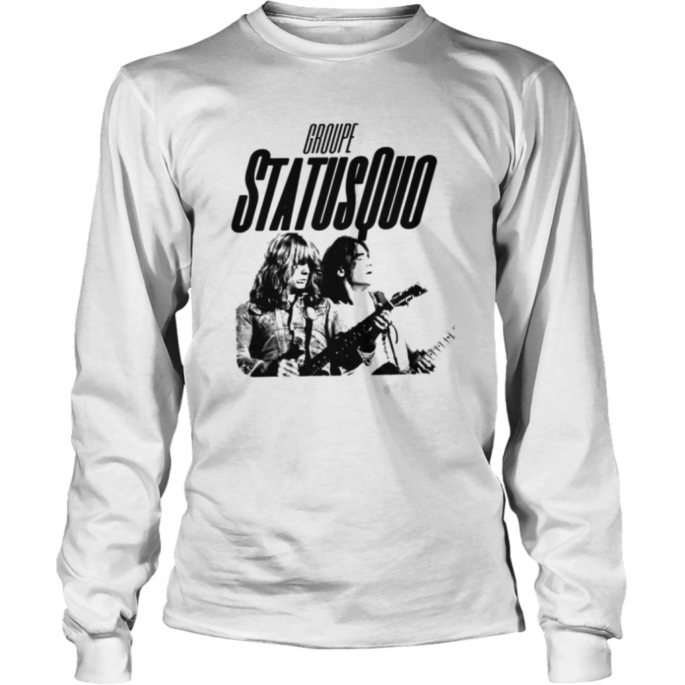 90s Design Group Groupe Status Quo shirt Long Sleeved T-shirt