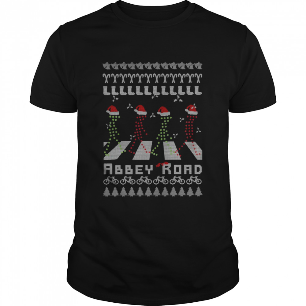 Abbey Road Christmas Model shirt